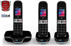 BT 8600 Cordless Telephone with Answer Machine - Triple